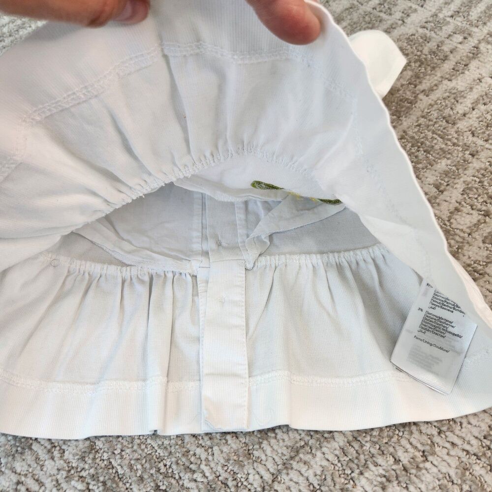 Mayoral short sleeve applique white ruffle tunic top size 24 months - Picture 7 of 10